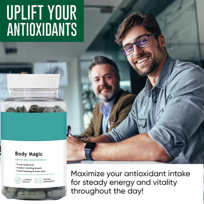 Body Magic Chlorophyll Capsules Steady Energy Support Greens